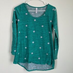 LuLaRoe polka dot top